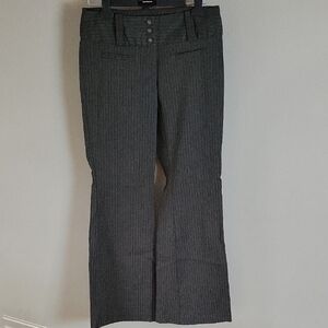 Elegant Charcoal Boot Cut Pants